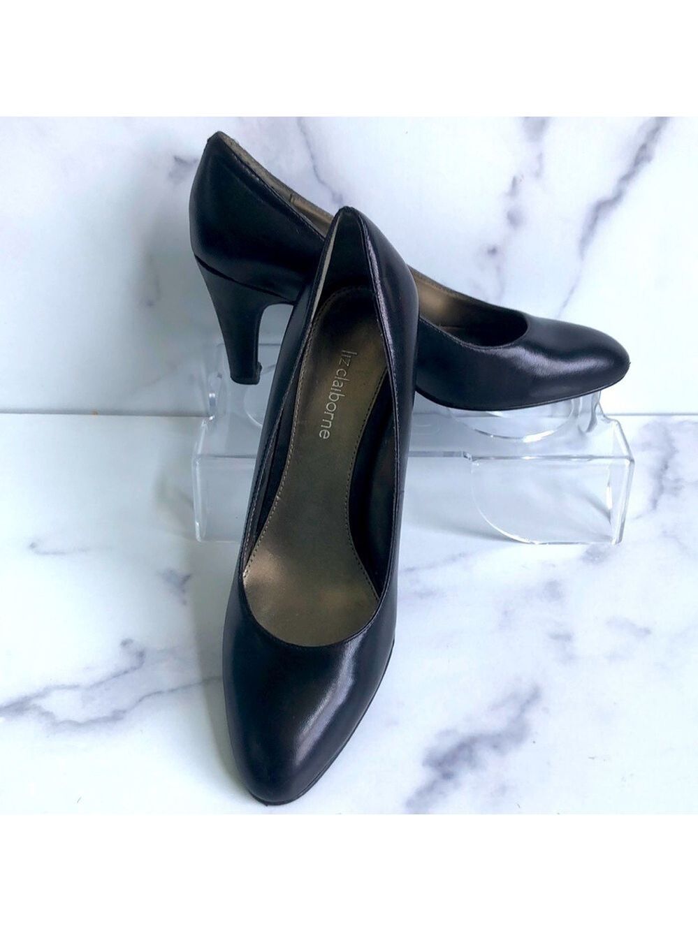 Liz Claiborne Classic Black Pumps Size 7M